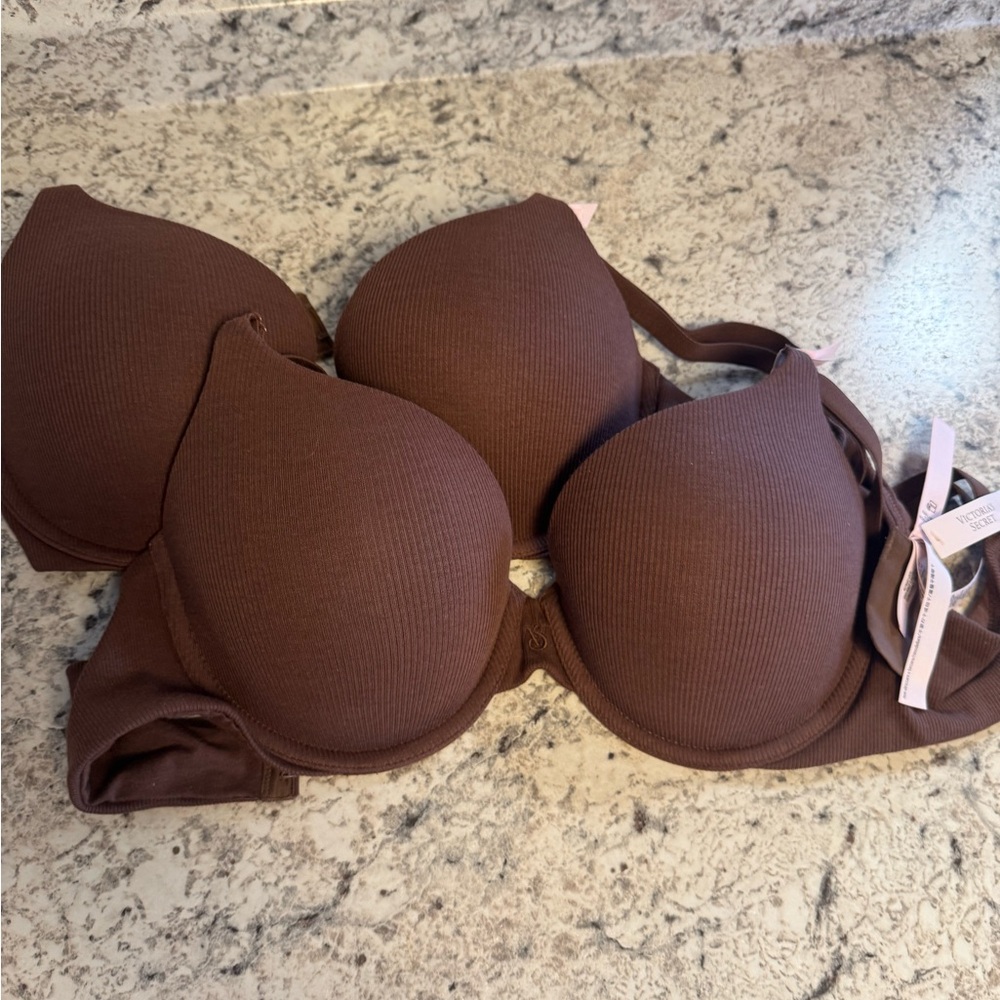 2 Victoria's Secret Brown Bras new with tags